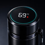 SoftAura Stainless Steel Thermos Bottle LED Temperature Display 500ML- 1L Sus304 Vacuum Flask Portable Cup  2026 New