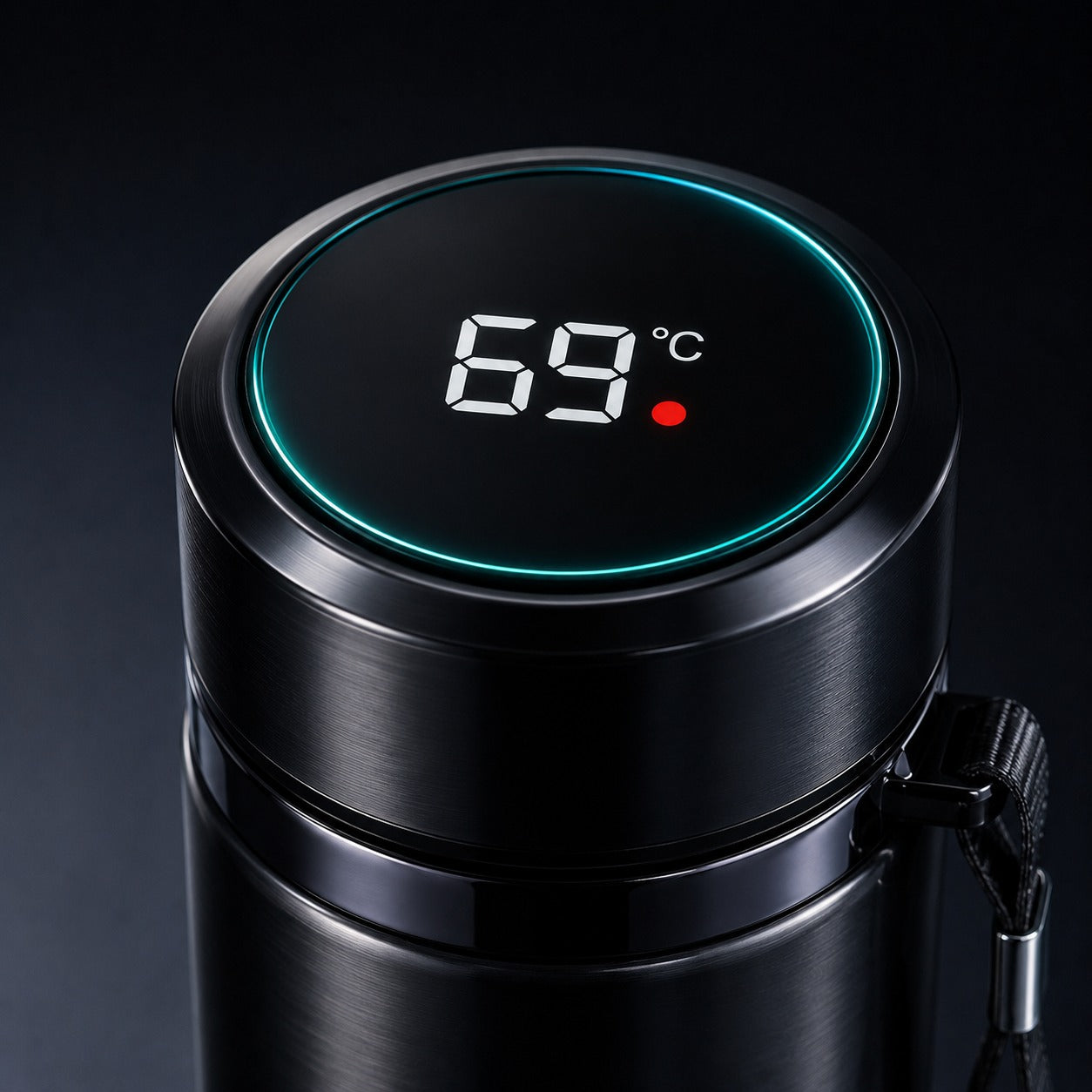 SoftAura Stainless Steel Thermos Bottle LED Temperature Display 500ML- 1L Sus304 Vacuum Flask Portable Cup  2026 New